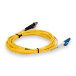 Picture of 10m ST to LC Yellow OS2 Duplex OFNP (Plenum-Rated) SMF Fiber Patch Cable