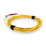Picture of 1m ST to LC Yellow OM4 Duplex OFNR (Riser-Rated) TAA Fiber Patch Cable