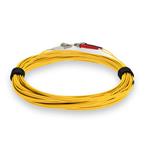 Picture of 1m ST to LC Yellow OM4 Duplex OFNR (Riser-Rated) TAA Fiber Patch Cable