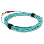 Picture of 1m ST to LC Aqua OM4 Duplex OFNR (Riser-Rated) Fiber Patch Cable