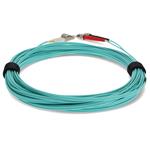 Picture of 1m ST to LC Aqua OM4 Duplex OFNR (Riser-Rated) Fiber Patch Cable
