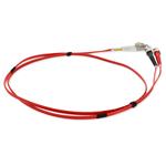 Picture of 1m ST to LC Red OM1 Duplex OFNR (Riser-Rated) TAA MMF Fiber Patch Cable