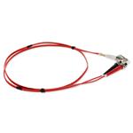 Picture of 1m ST to LC Red OM1 Duplex OFNR (Riser-Rated) TAA MMF Fiber Patch Cable
