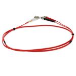 Picture of 1m ST to LC Red OM1 Duplex OFNR (Riser-Rated) MMF Fiber Patch Cable