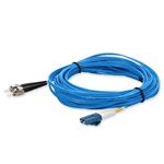 Picture of 1m ST to LC Blue OS2 Duplex OFNR (Riser-Rated) SMF Fiber Patch Cable