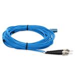 Picture of 1m ST to LC Blue OS2 Duplex OFNR (Riser-Rated) SMF Fiber Patch Cable