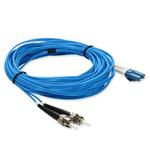 Picture of 1m ST to LC Blue OS2 Duplex OFNR (Riser-Rated) SMF Fiber Patch Cable