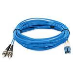 Picture of 1m ST to LC Blue OS2 Duplex OFNR (Riser-Rated) SMF Fiber Patch Cable