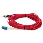 Picture of 1m ST to LC Red OS2 Duplex OFNR (Riser-Rated) SMF Fiber Patch Cable
