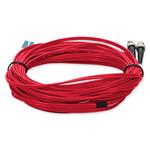 Picture of 1m ST to LC Red OS2 Duplex OFNR (Riser-Rated) SMF Fiber Patch Cable