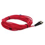 Picture of 1m ST to LC Red OS2 Duplex OFNR (Riser-Rated) SMF Fiber Patch Cable