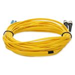 Picture of 1m ST to LC Yellow OS2 Duplex OFNR (Riser-Rated) SMF Fiber Patch Cable