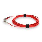 Picture of 2m ST to LC Red OM3 Duplex OFNR (Riser-Rated) Fiber Patch Cable