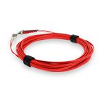Picture of 2m ST to LC Red OM3 Duplex OFNR (Riser-Rated) Fiber Patch Cable