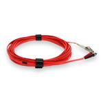 Picture of 2m ST to LC Red OM3 Duplex OFNR (Riser-Rated) Fiber Patch Cable