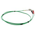 Picture of 2m ST to LC Green OM1 Duplex OFNR (Riser-Rated) MMF Fiber Patch Cable