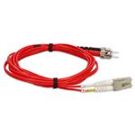 Picture of 3m ST to LC Red OM2 Duplex OFNR (Riser-Rated) Fiber Patch Cable