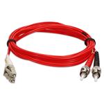 Picture of 3m ST to LC Red OM2 Duplex OFNR (Riser-Rated) Fiber Patch Cable