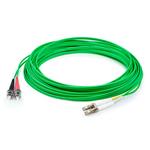 Picture of 3m ST to LC Green OM1 Duplex OFNP (Plenum-Rated) MMF Fiber Patch Cable