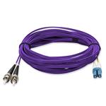 Picture of 5m ST to LC Purple OS2 Duplex OFNR (Riser-Rated) SMF Fiber Patch Cable