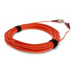 Picture of 15m ST to SC Orange OM1 Duplex OFNR (Riser-Rated) MMF Fiber Patch Cable