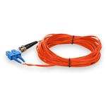 Picture of 1m ST to SC Orange OS2 Duplex OFNR (Riser-Rated) SMF Fiber Patch Cable