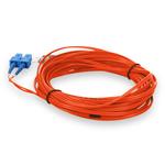 Picture of 1m ST to SC Orange OS2 Duplex OFNR (Riser-Rated) SMF Fiber Patch Cable