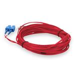 Picture of 1m ST to SC Red OS2 Duplex OFNR (Riser-Rated) SMF Fiber Patch Cable