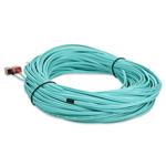 Picture of 20m ST to SC Aqua OM4 Duplex OFNR (Riser-Rated) Fiber Patch Cable