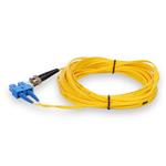 Picture of 2m ST to SC Yellow OS2 Duplex OFNR (Riser-Rated) SMF Fiber Patch Cable