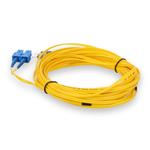Picture of 2m ST to SC Yellow OS2 Duplex OFNR (Riser-Rated) SMF Fiber Patch Cable