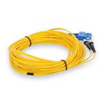 Picture of 2m ST to SC Yellow OS2 Duplex OFNR (Riser-Rated) SMF Fiber Patch Cable