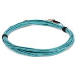 Picture of 5m ST to SC Aqua OM3 Duplex OFNR (Riser-Rated) Fiber Patch Cable