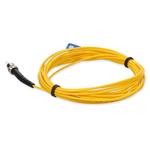 Picture of 6m ST to SC Yellow OS2 Simplex OFNR (Riser-Rated) SMF Fiber Patch Cable