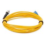 Picture of 6m ST to SC Yellow OS2 Simplex OFNR (Riser-Rated) SMF Fiber Patch Cable