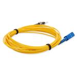 Picture of 6m ST to SC Yellow OS2 Simplex OFNR (Riser-Rated) SMF Fiber Patch Cable
