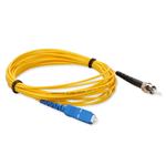 Picture of 6m ST to SC Yellow OS2 Simplex OFNR (Riser-Rated) SMF Fiber Patch Cable
