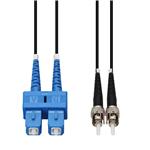Picture of 7m ST to SC Black OS2 Duplex Armored SMF Fiber Outdoor Patch Cable