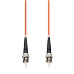 Picture of 100m ST to ST Orange OM2 Simplex OFNP (Plenum-Rated) Fiber Patch Cable