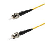 Picture of 100m ST to ST Yellow OS2 Simplex OFNP (Plenum-Rated) SMF Fiber Patch Cable