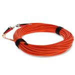 Picture of 15m ST to ST Orange OM1 Duplex OFNR (Riser-Rated) MMF Fiber Patch Cable