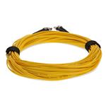 Picture of 15m ST to ST Yellow OS2 Duplex OFNR (Riser-Rated) TAA SMF Fiber Patch Cable