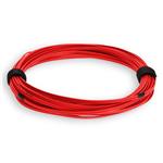 Picture of 2m ST to ST Red OM3 Duplex OFNR (Riser-Rated) Fiber Patch Cable