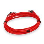 Picture of 3m ST to ST Red OM2 Duplex OFNR (Riser-Rated) Fiber Patch Cable