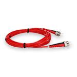 Picture of 3m ST to ST Red OM2 Duplex OFNR (Riser-Rated) Fiber Patch Cable