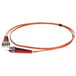 Picture of 3m ST to ST Orange OM2 Duplex OFNR (Riser-Rated) Fiber Patch Cable