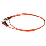 Picture of 3m ST to ST Orange OM2 Duplex OFNR (Riser-Rated) Fiber Patch Cable