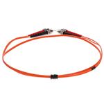 Picture of 3m ST to ST Orange OM2 Duplex OFNR (Riser-Rated) Fiber Patch Cable