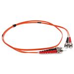 Picture of 3m ST to ST Orange OM2 Duplex OFNR (Riser-Rated) Fiber Patch Cable