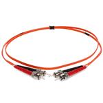 Picture of 3m ST to ST Orange OM2 Duplex OFNR (Riser-Rated) Fiber Patch Cable